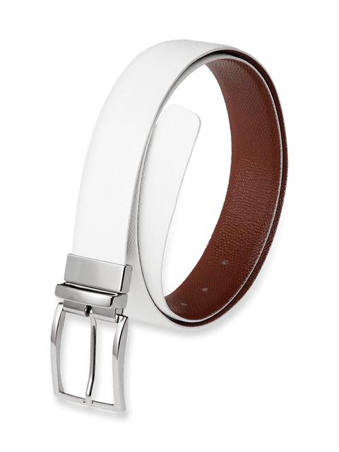 Anthony Reversible Belt - White/chestnut Product Image