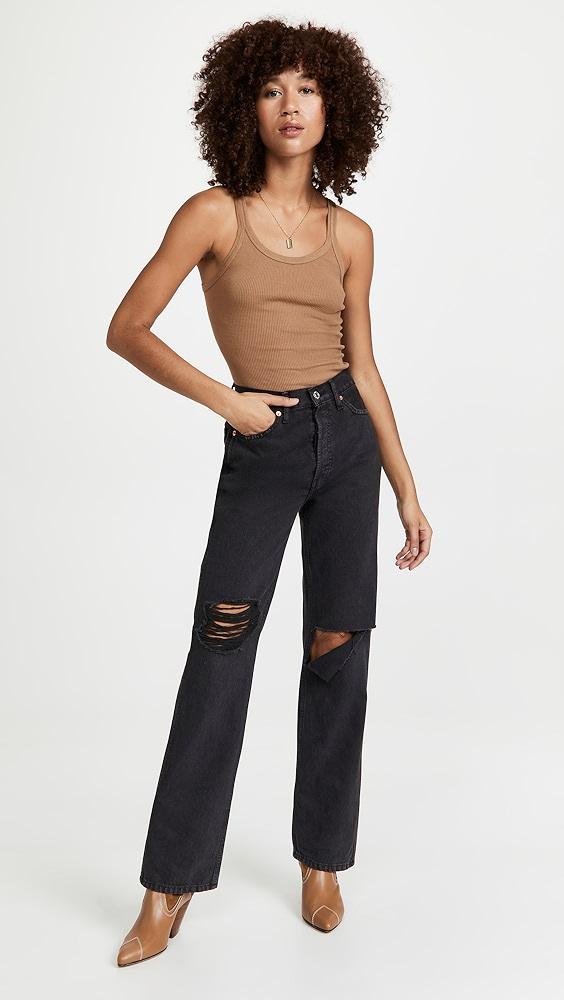 RE/DONE High Rise Rigid Loose Jean | Shopbop Product Image