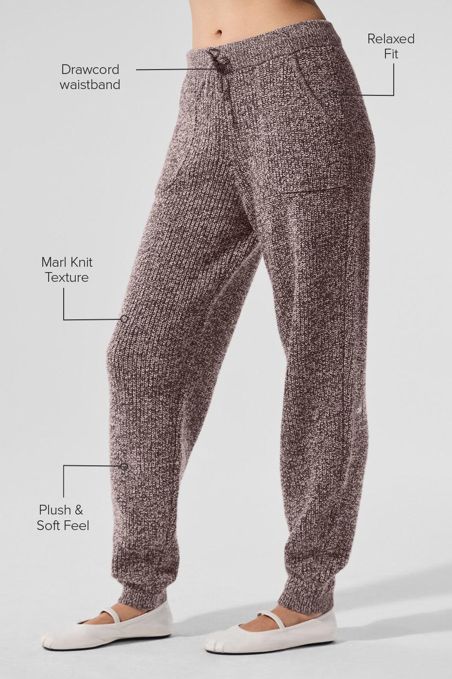 Marl Sweater Pant - Mushroom Marl Product Image