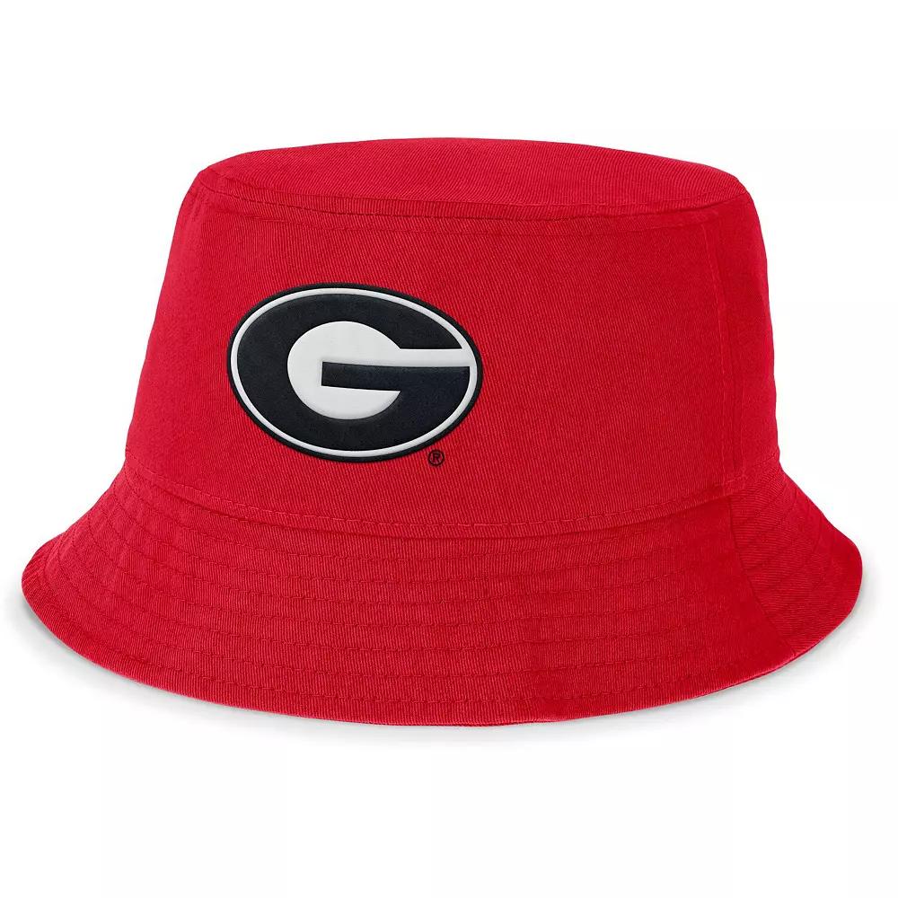 Men's Nike Red Georgia Bulldogs Local Apex Bucket Hat,  Product Image