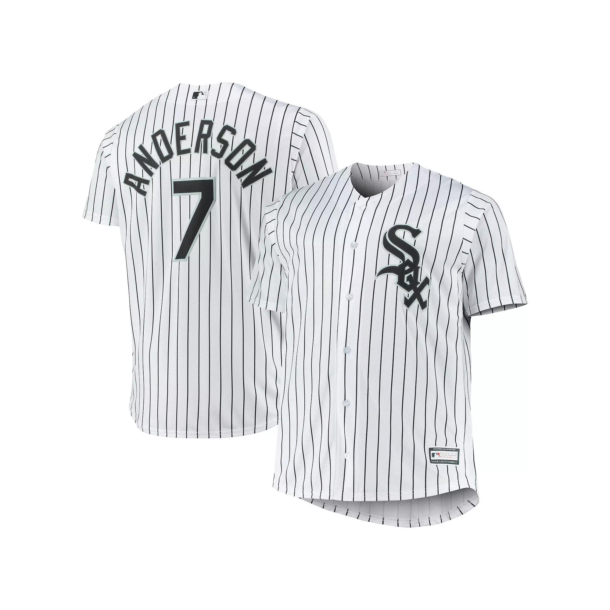 Men's Tim Anderson White Chicago White Sox Big & Tall Replica Player Jersey, Size: XLT Product Image
