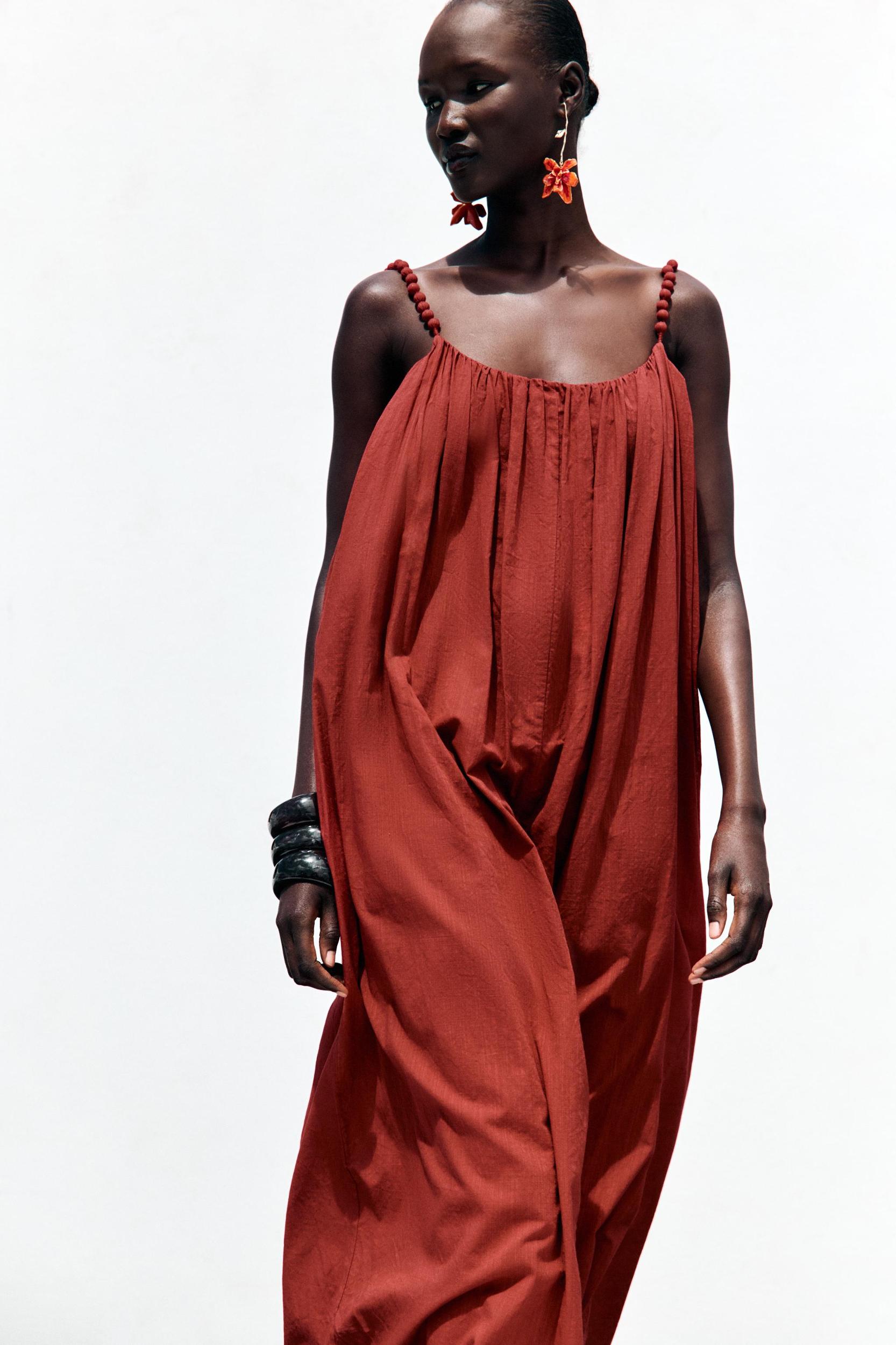 OVERSIZED STRAPPY DRESS Product Image