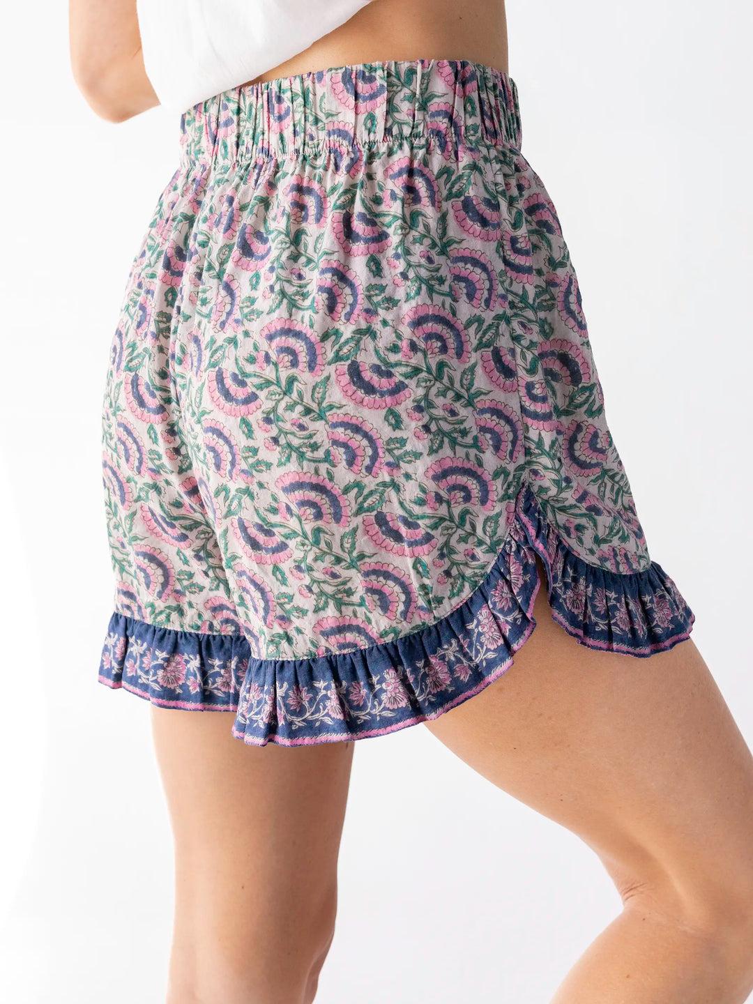 Get Up & Go Ruffle Shorts Product Image