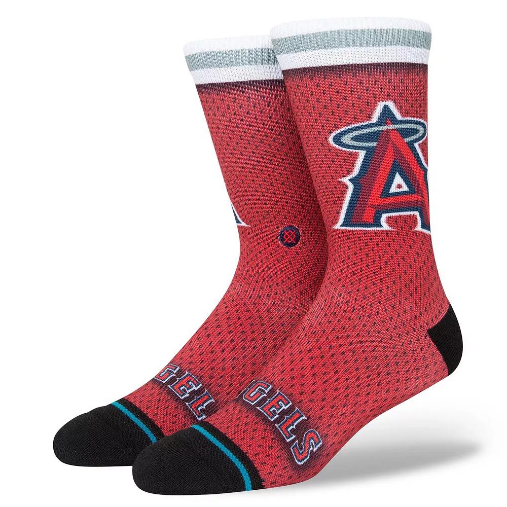 Men's Stance Los Angeles Angels Jersey Crew Socks,  Product Image