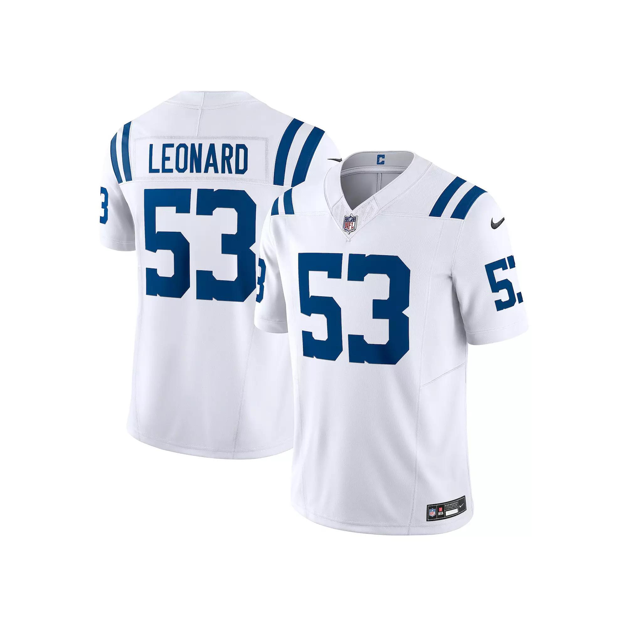 Men's Nike Shaquille Leonard White Indianapolis Colts Vapor F.U.S.E. Limited Jersey, Size: XL Product Image