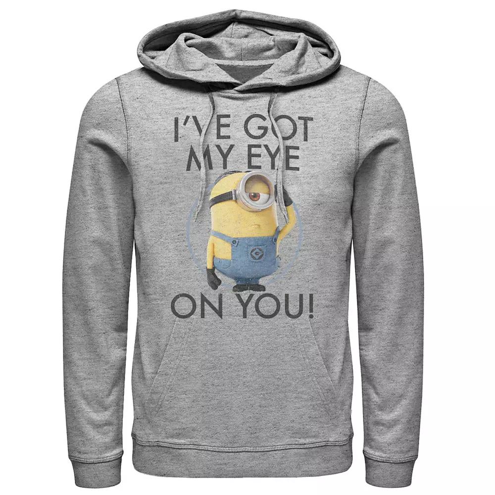 Men's Despicable Me Minions Stuart's Eye On You Pullover Hoodie,  Product Image