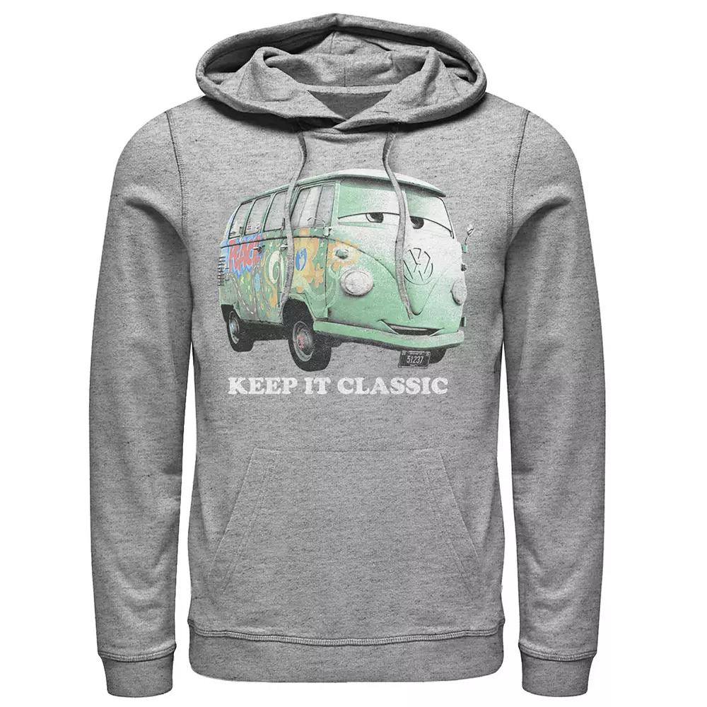 Disney / Pixar's Cars Fillmore Men's Keep It Classic Hoodie, Size: XXL, Athletic Grey Product Image