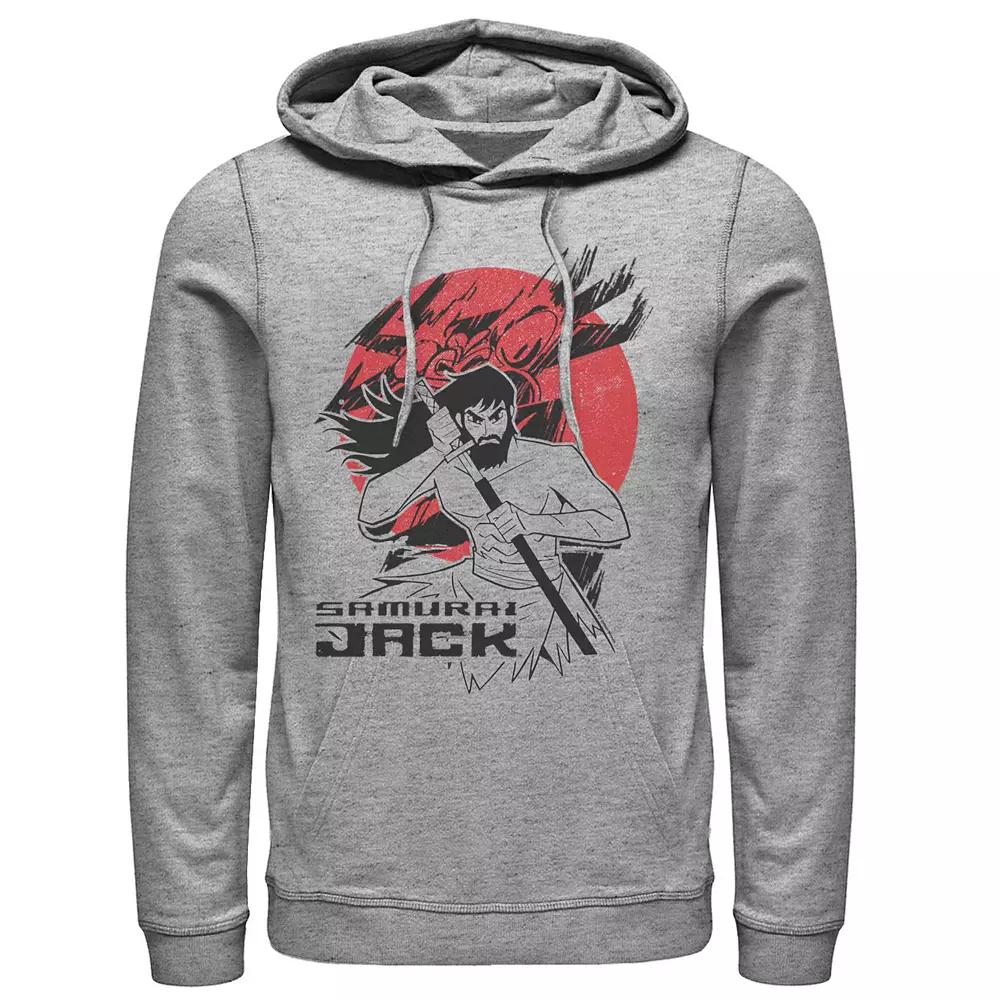 Men's Cartoon Network Samurai Jack The Warrior & The Sun Sketch Hoodie,  Product Image