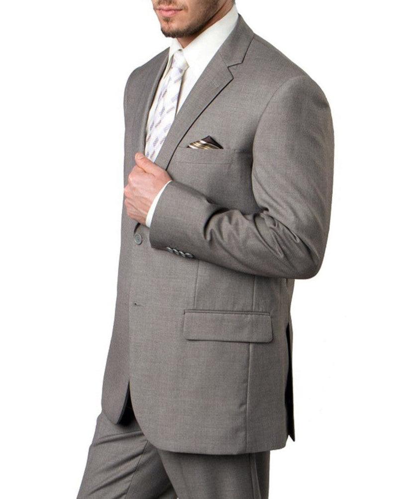 Bacchus Collection - Modern Fit Suit 2 Button 2 Piece in Sand Product Image