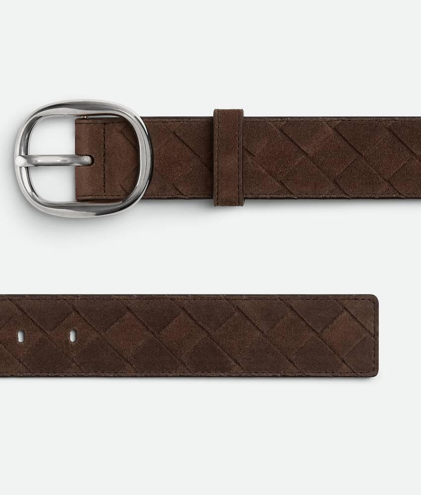 Men's Intrecciato Belt in Fondant Product Image