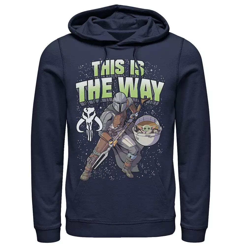 Men's Star Wars The Mandalorian This Is The Way Allies Portrait Panels Hoodie,  Product Image