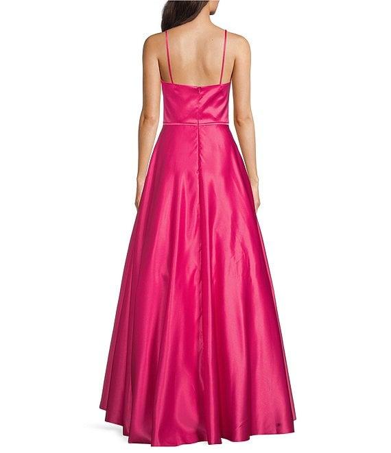 Mac Duggal Bow Front Strapless Ball Gown Product Image