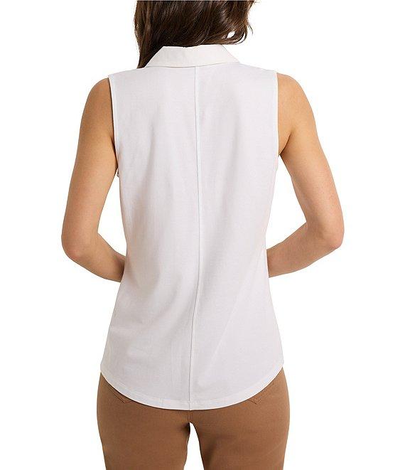 NIC + ZOE Easy Split Collar Sleeveless Tank Product Image