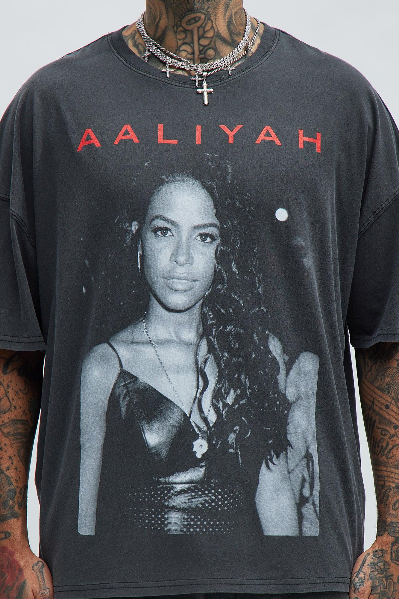 Aaliyah Oversized Short Sleeve Tee - Black Product Image
