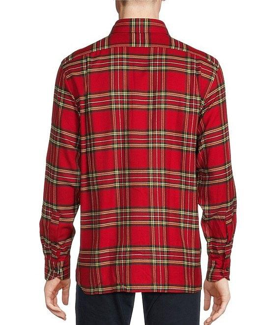 Cremieux Blue Label Small Plaid Flannel Long Sleeve Woven Shirt Product Image