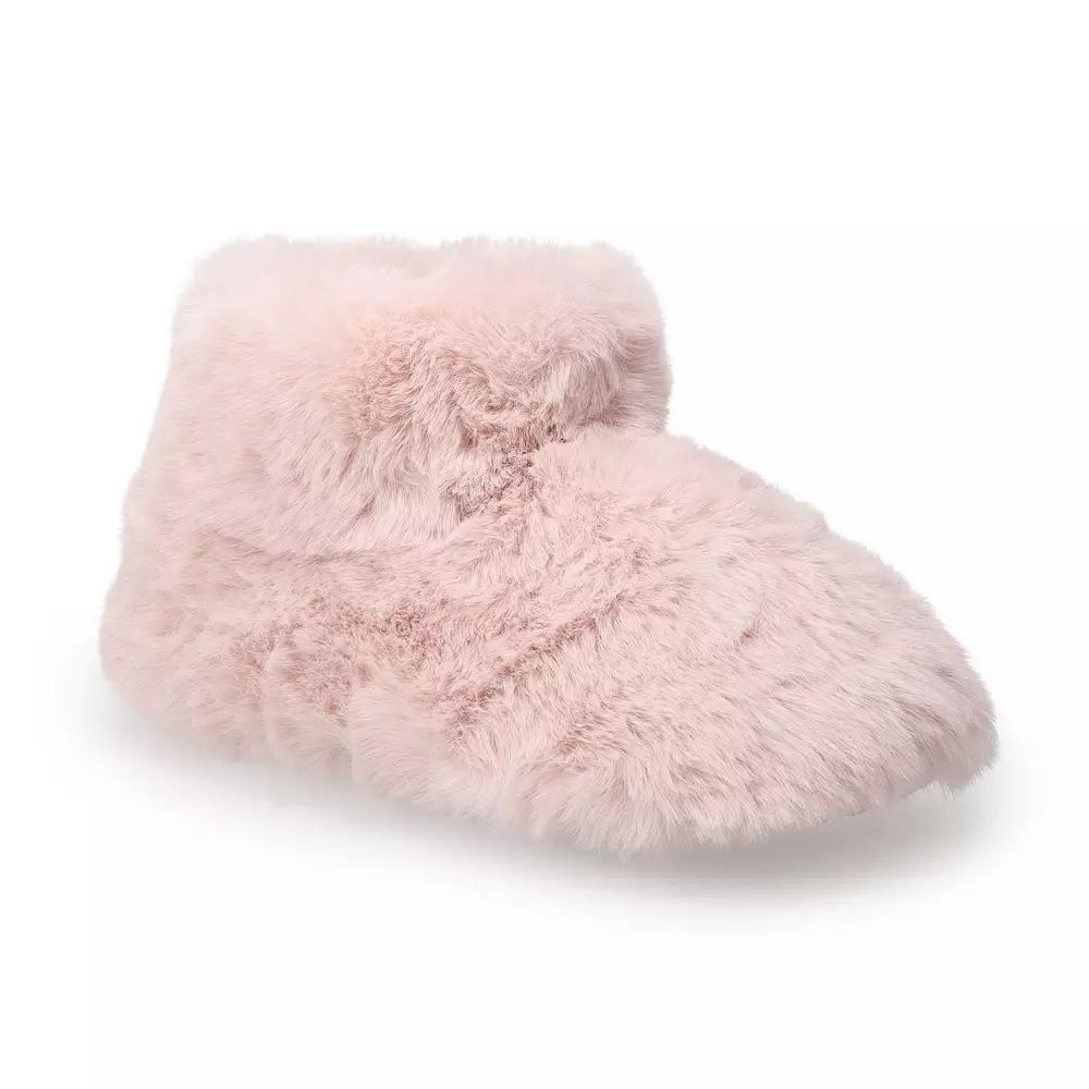 LC Lauren Conrad Piarry Women's Faux Fur Slip-On Boots,  Product Image