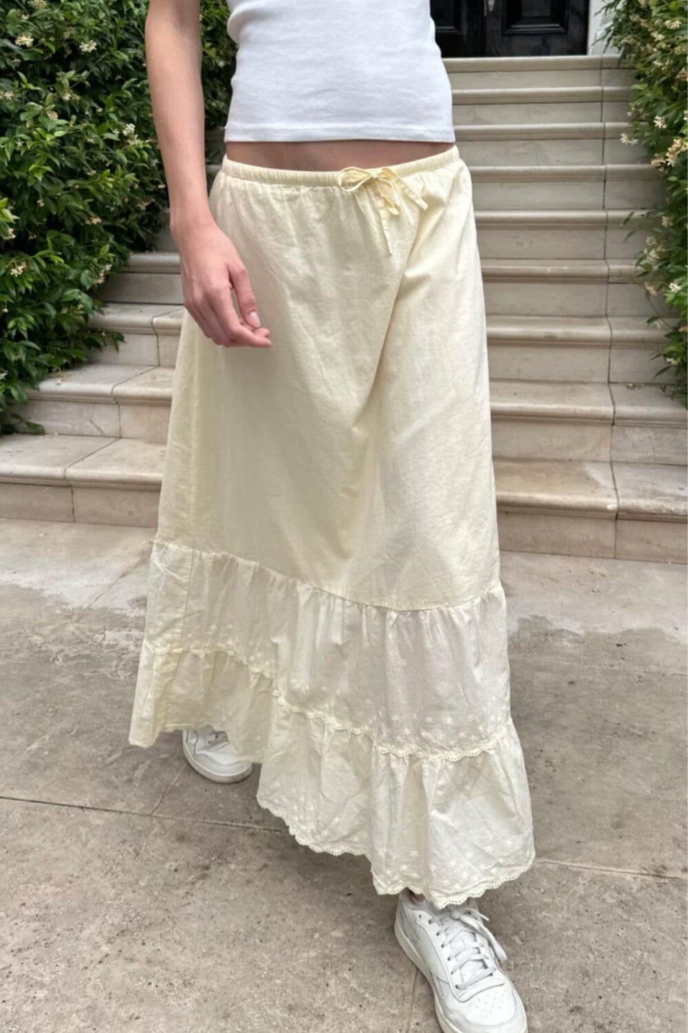 Olive Skirt Product Image