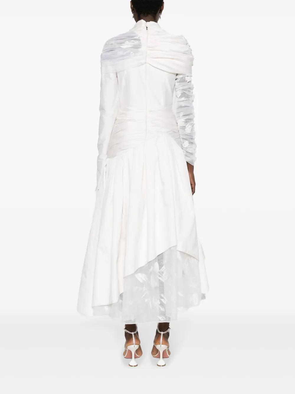 draped asymmetric maxi dress Product Image