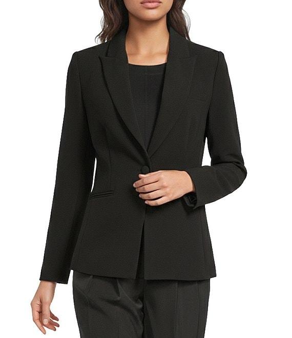 Gibson & Latimer Perfect Fit Woven Notch Lapel Long Sleeve Coordinating Suiting Blazer Product Image