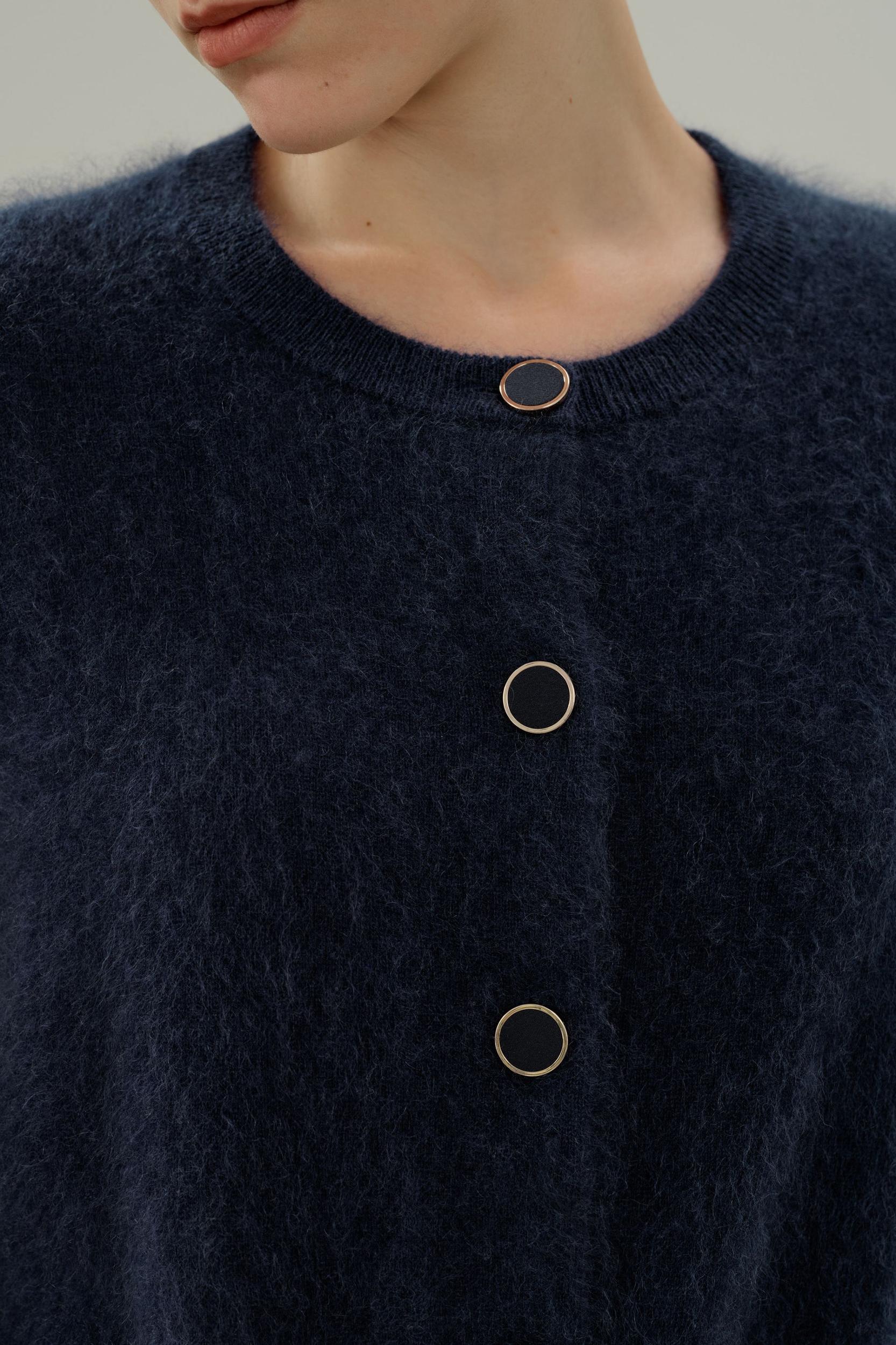 Ultra-Soft Brushed Cashmere Cardigan Product Image