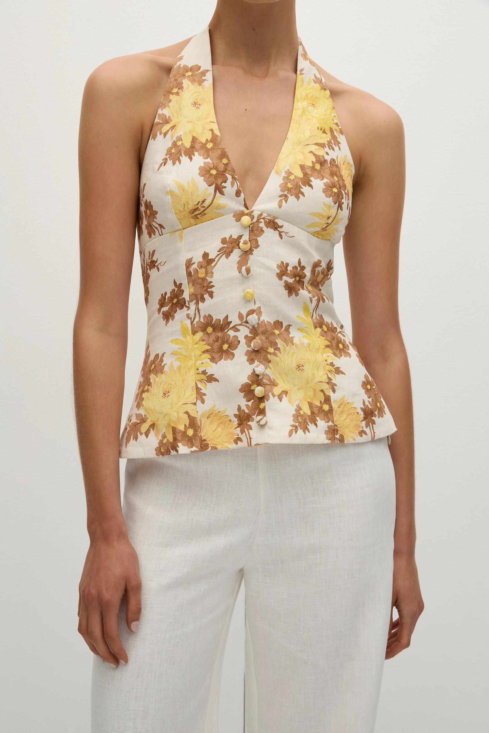 Marie Top Midsummer Floral - Final Sale Product Image
