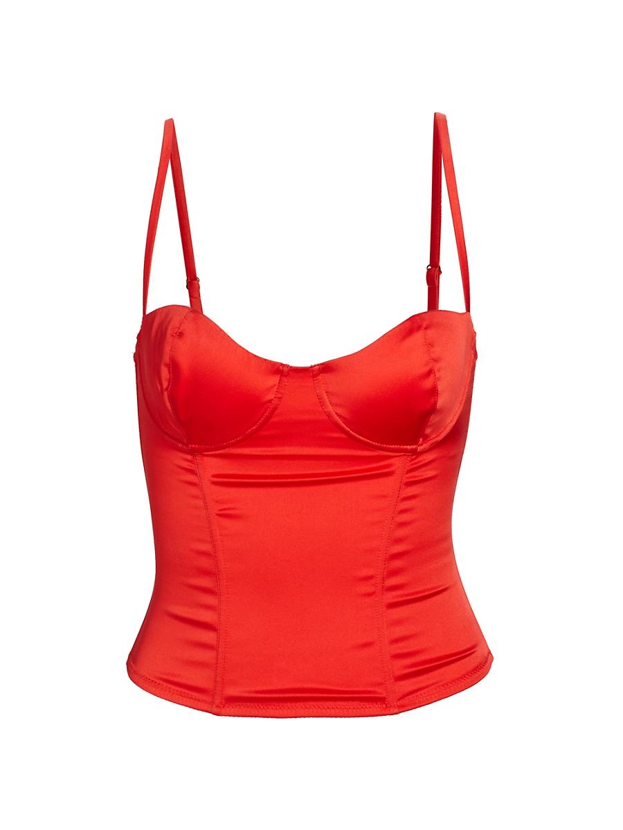 Womens Tous Les Jours Silk Bustier Product Image