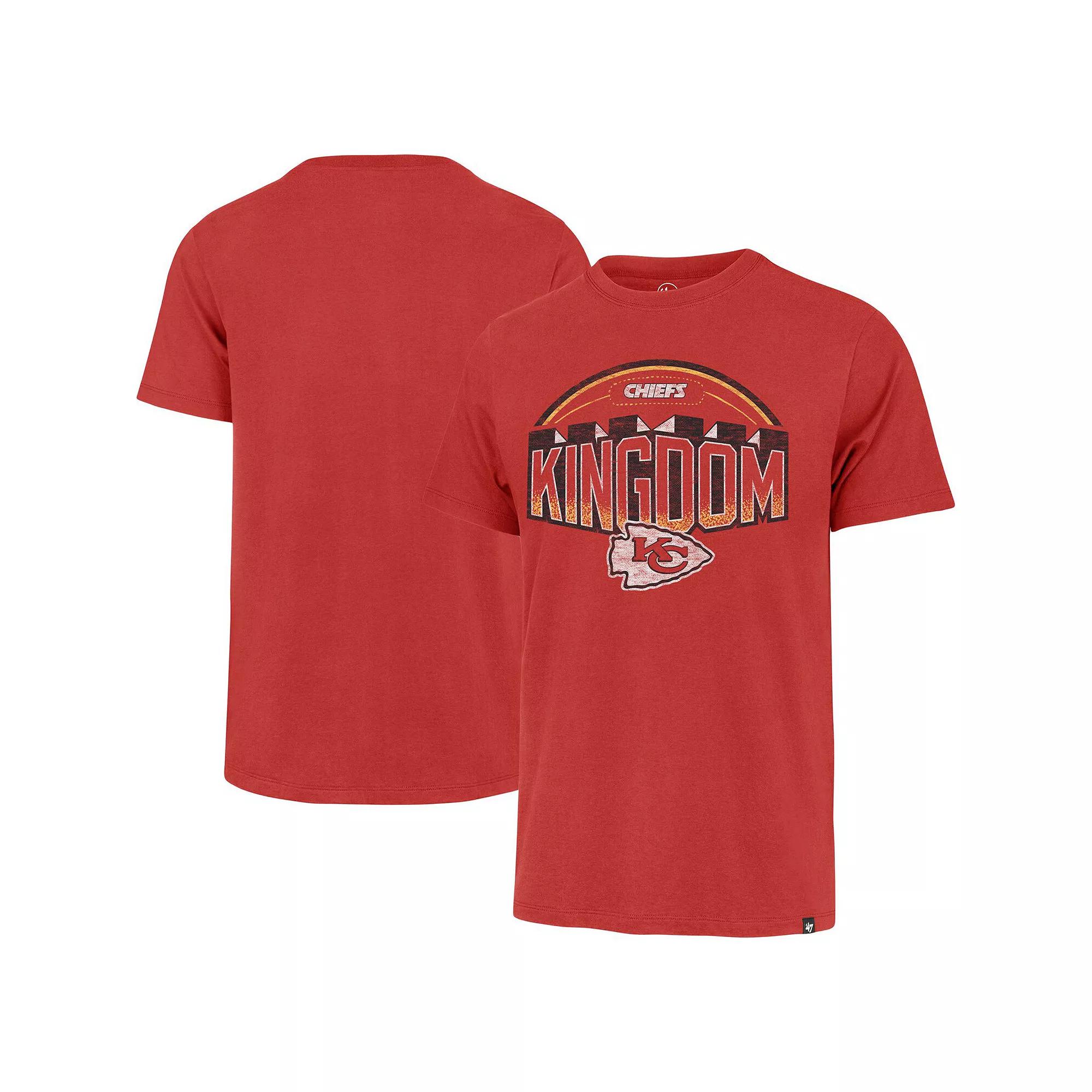 Men's '47 Red Kansas City Chiefs Regional Franklin T-Shirt, Size: Medium Product Image