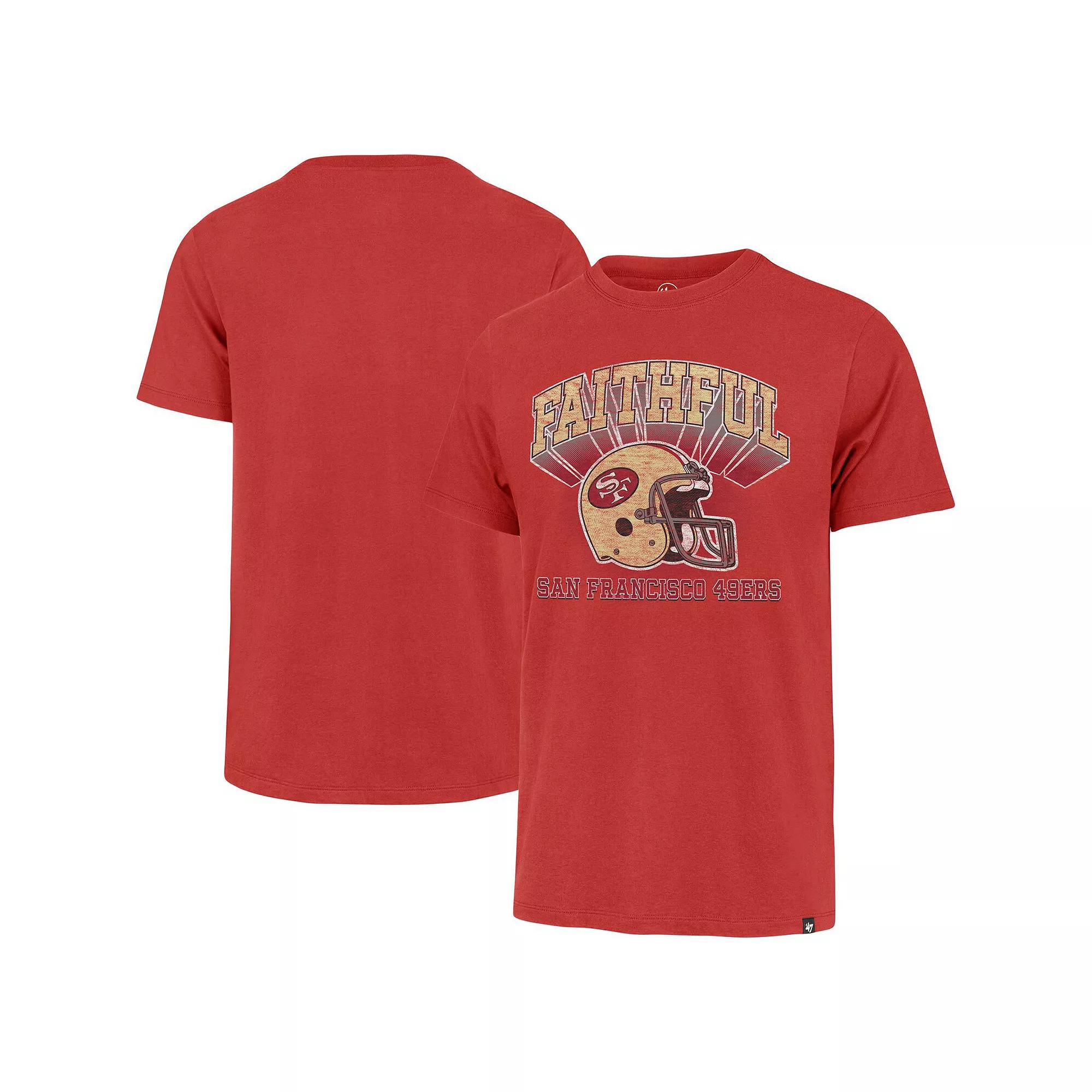 Men's '47 Scarlet San Francisco 49ers Regional Franklin T-Shirt,  Product Image