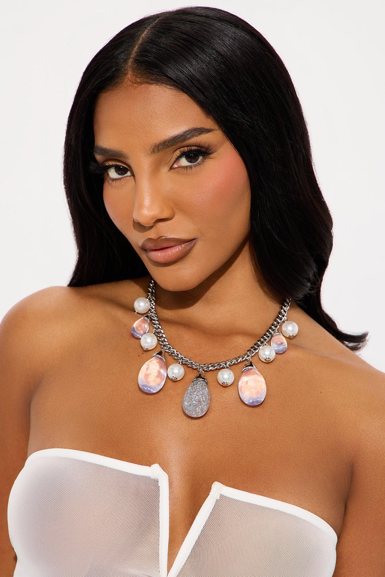 Every Second Charm Necklace - Silver Female Product Image