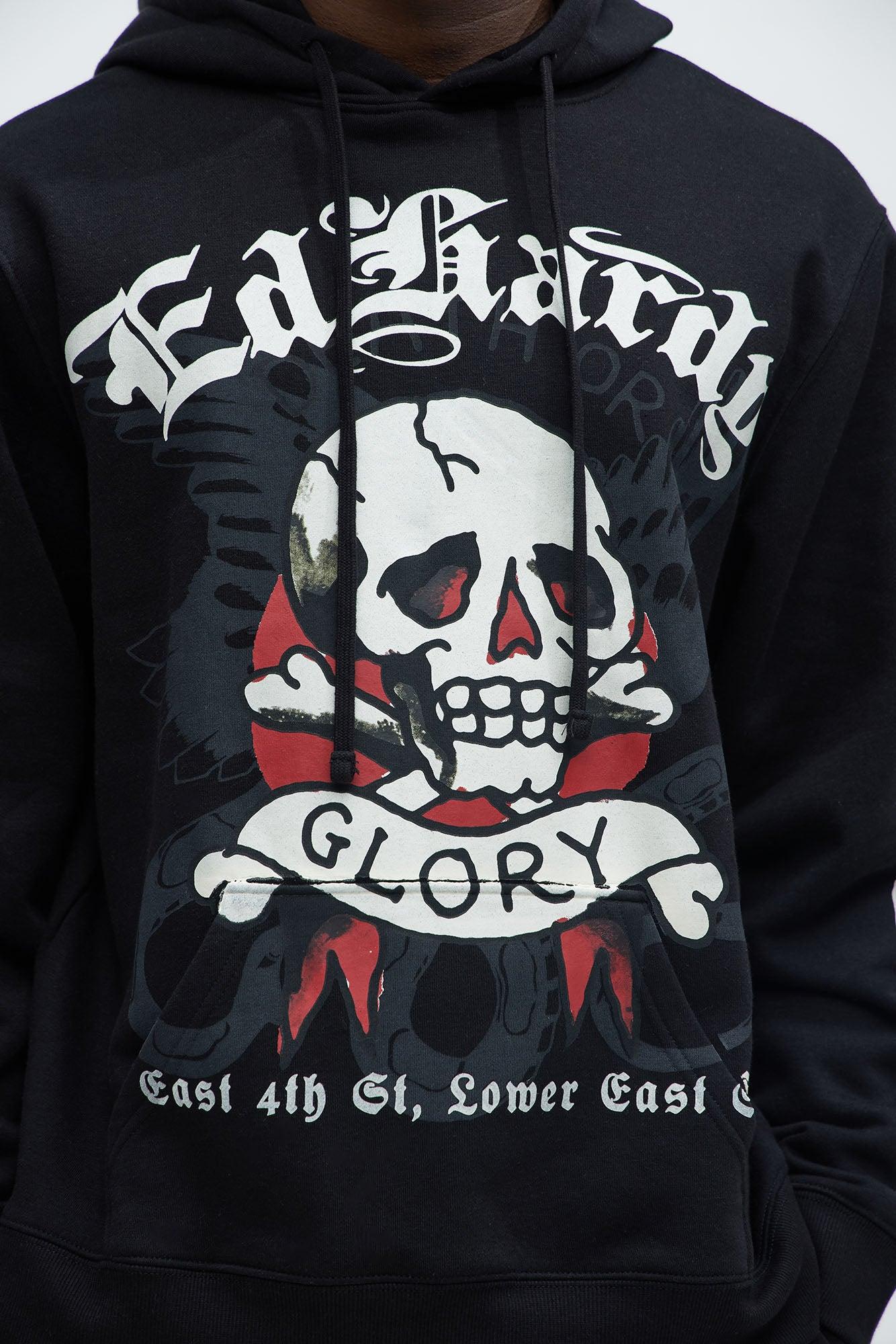 Ed Hardy Skull Glory Hoodie - Black Product Image