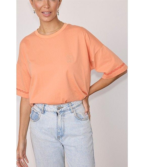 Never Fully Dressed Scallop Pocket Detail Straight Leg Jeans Product Image