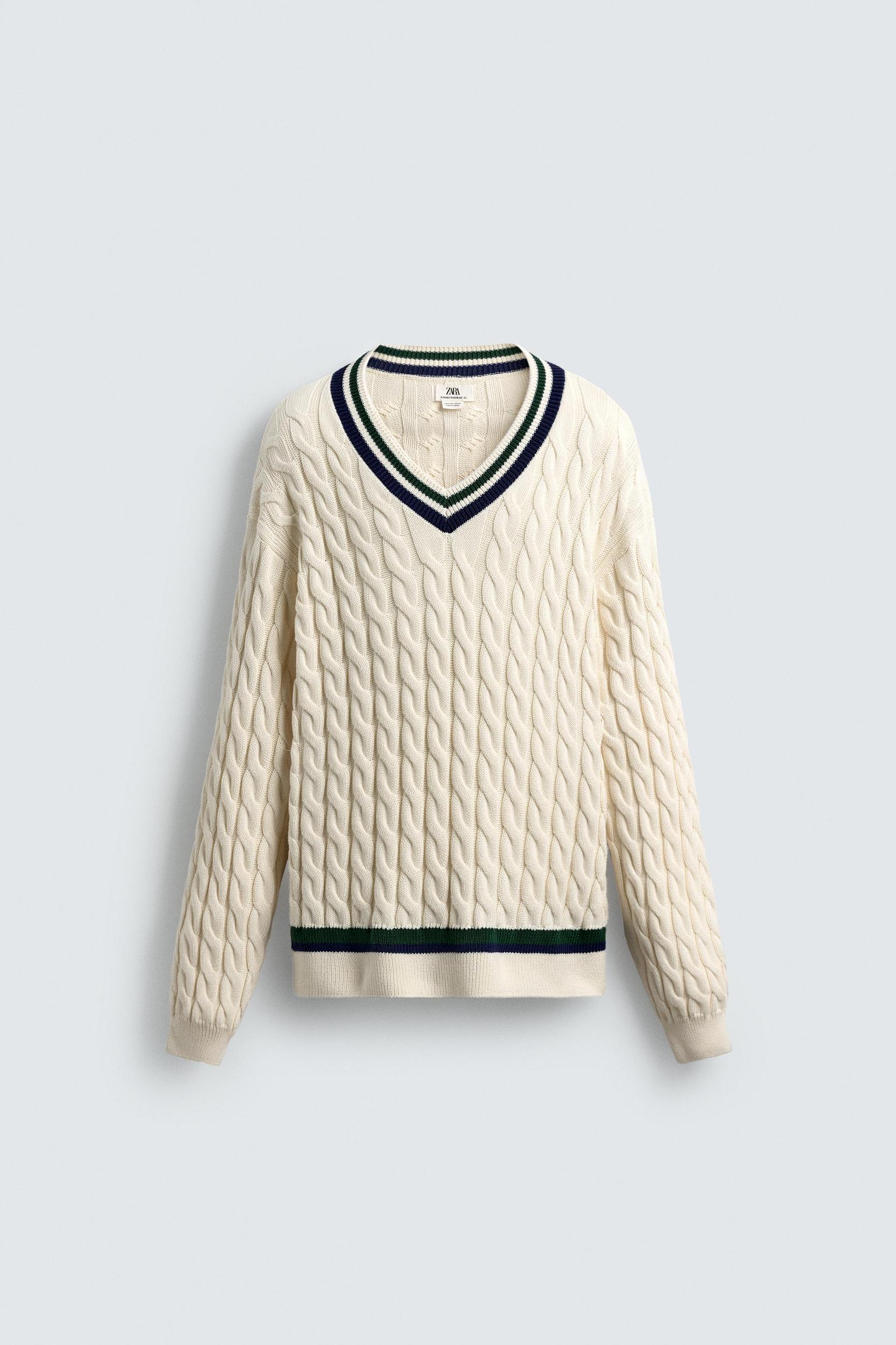 CABLE KNIT SWEATER Product Image