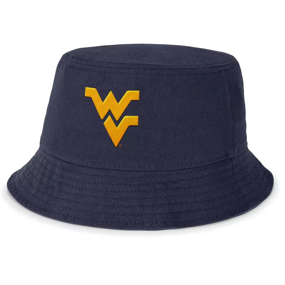 Men's Nike Navy West Virginia Mountaineers Local Apex Bucket Hat, Size: Large, Blue Product Image