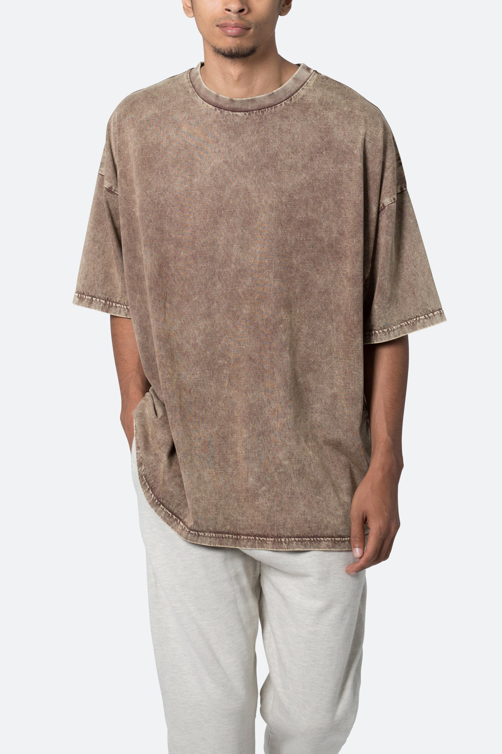 Oversized Acid Tee - Brown Product Image