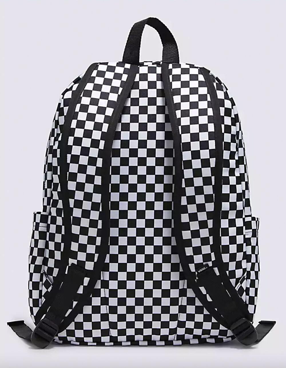 VANS Old Skool Check Backpack - BLACK/WHITE Product Image