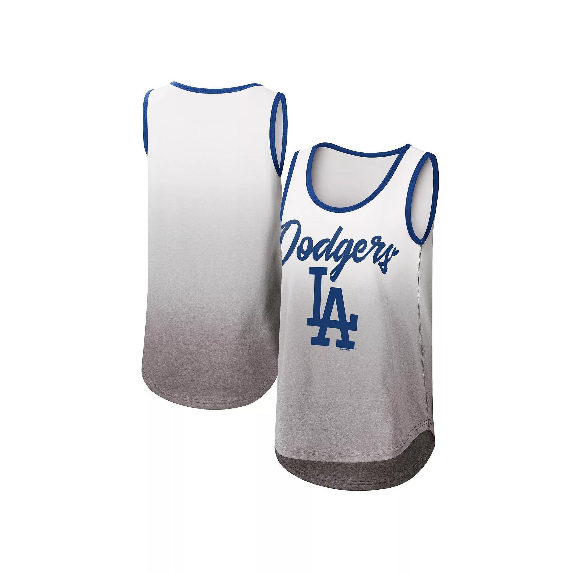 Women's G-III 4Her by Carl Banks White Los Angeles Dodgers Logo Opening Day Tank Top,  Product Image