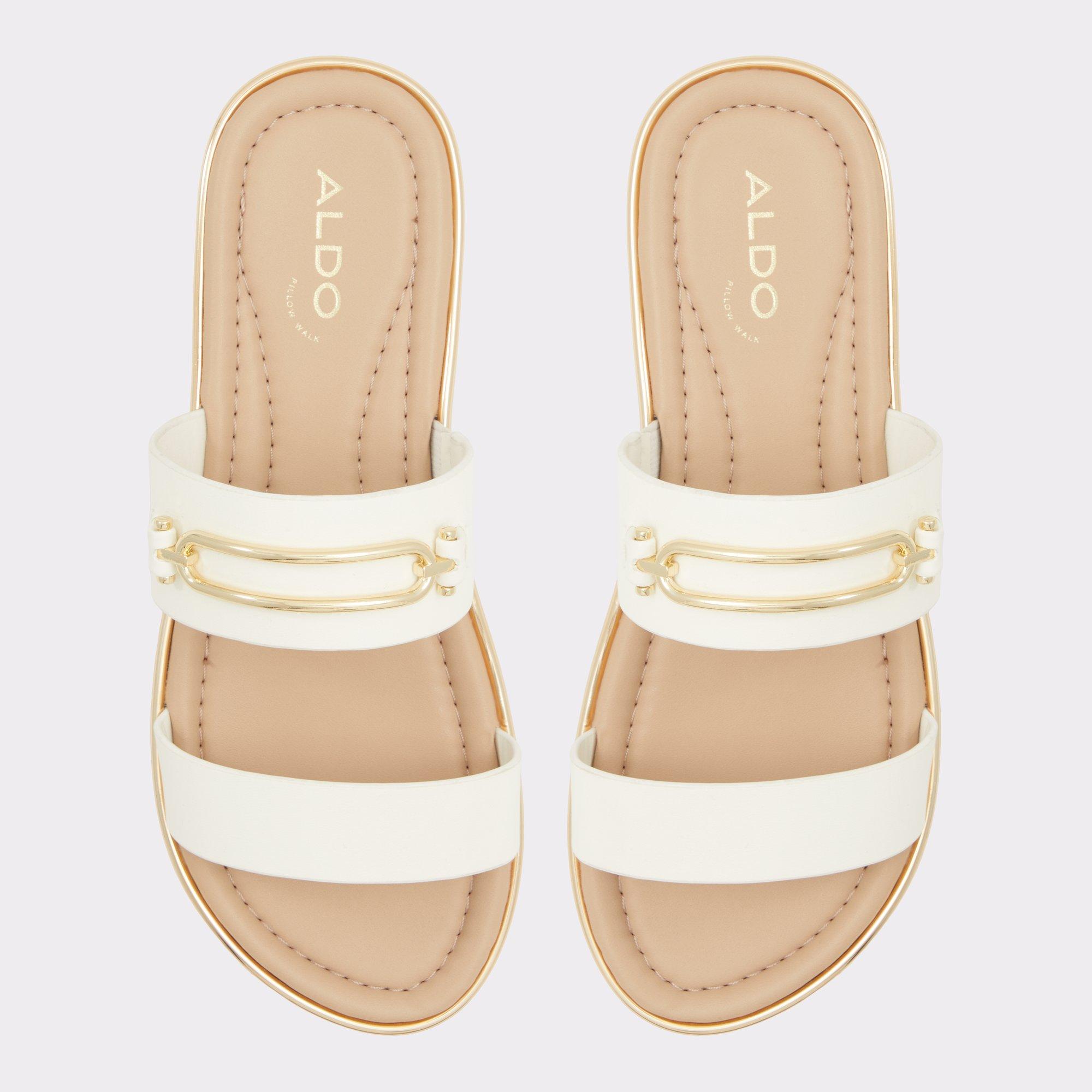 Lagoon White Women's Strappy sandals | ALDO US Product Image
