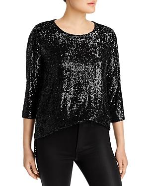Caroline Rose Sequin Tunic Top Product Image