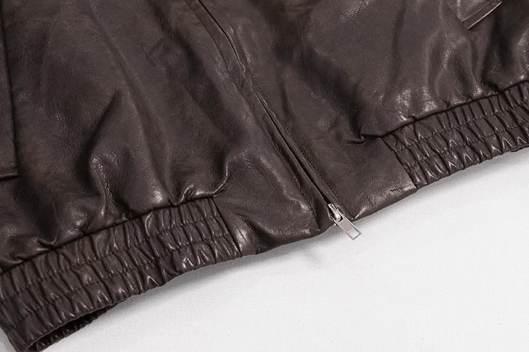 RT No. 11186 ZIP-UP LEATHER JK Product Image