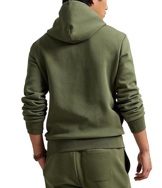 Polo Ralph Lauren Leather-Pony Double-Knit Hoodie Product Image