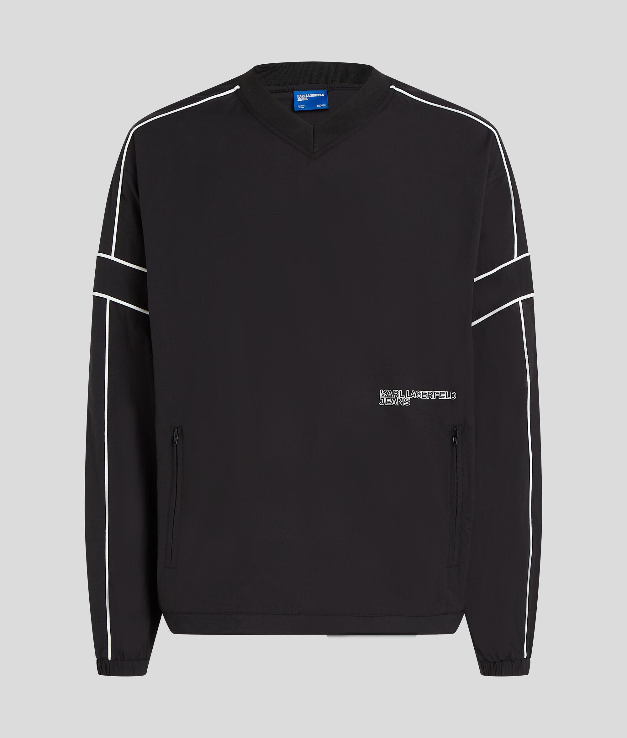 PIPING V-NECK SWEATSHIRT Product Image