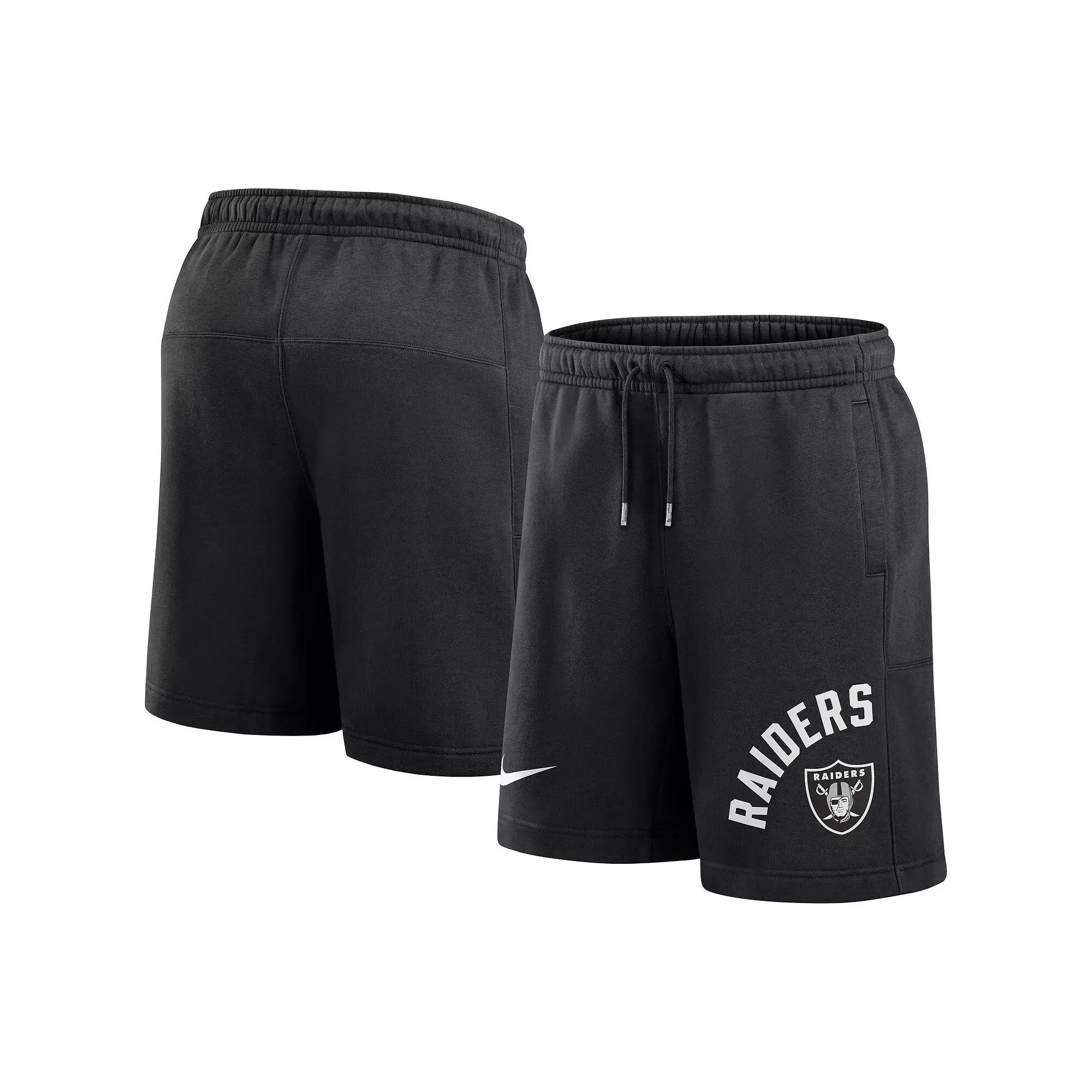 Men's Nike Black Las Vegas Raiders Arched Kicker Shorts,  Product Image