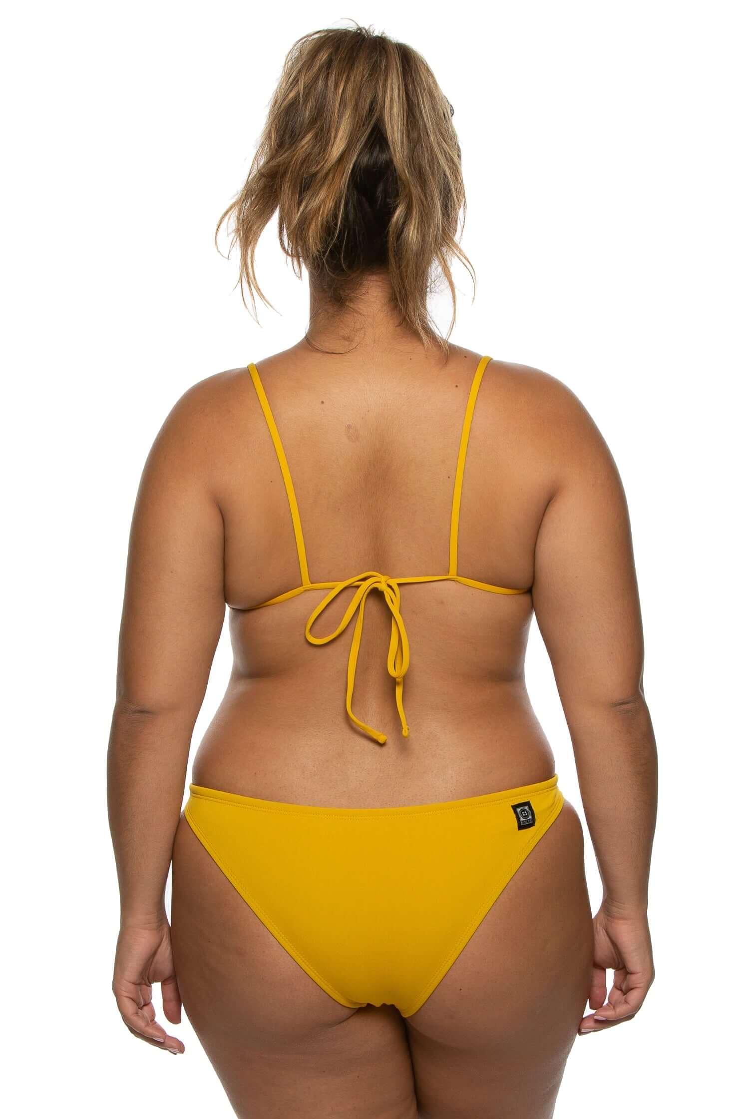 Europe Bikini Bottom - Mustard Female Product Image