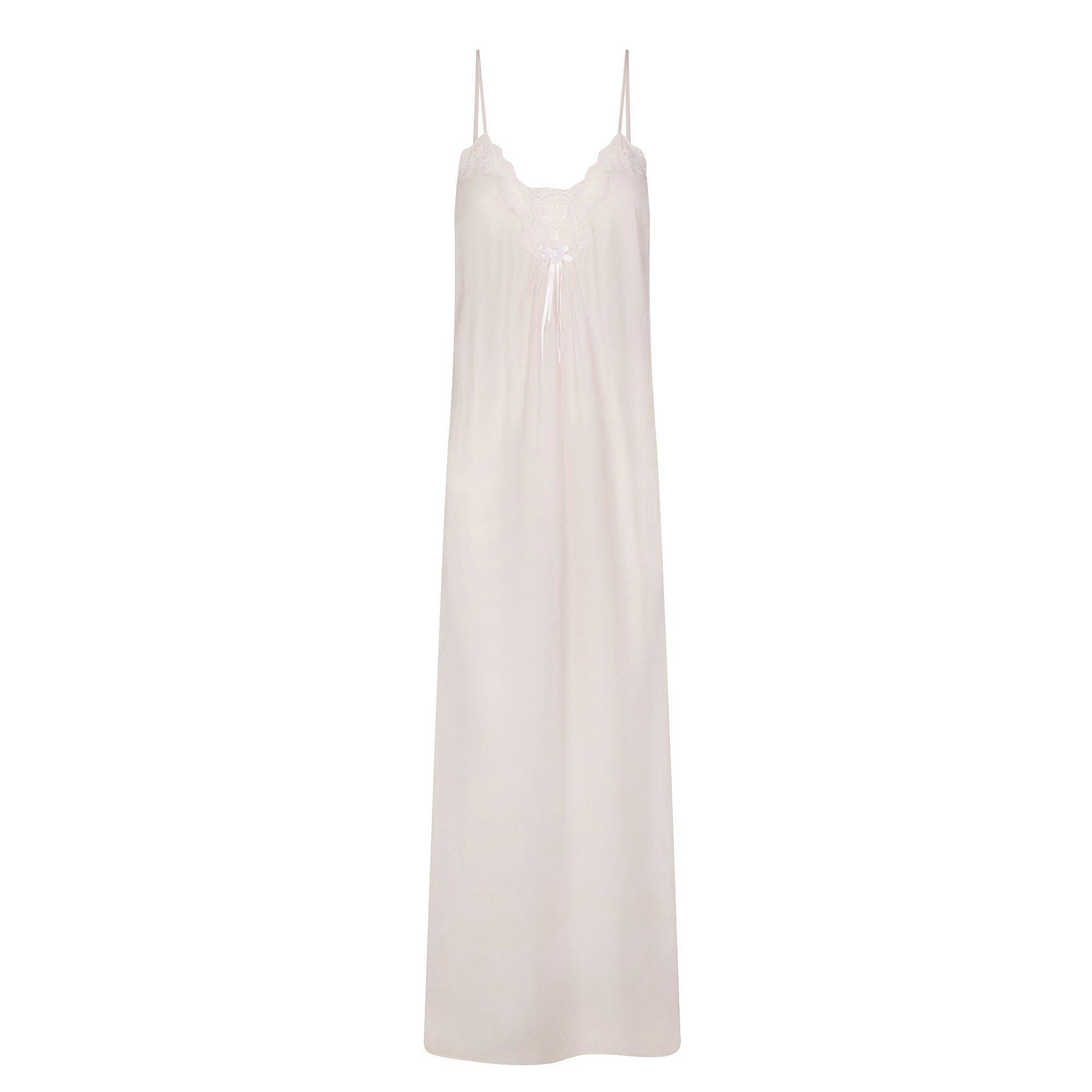 VOILE SLEEP LONG DRESS | LIGHT LILAC Product Image