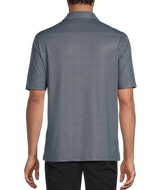 Hart Schaffner Marx Luxury Performance Short Sleeve Dash Geo Coat Front Shirt Product Image