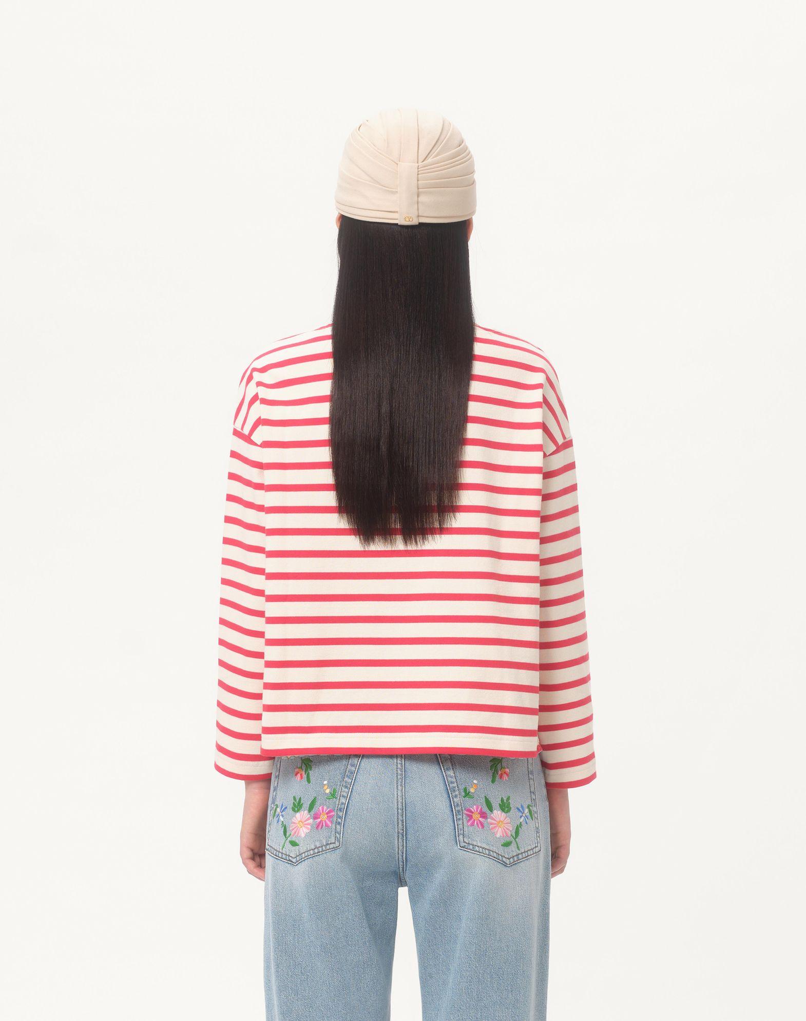 Striped Jersey Cotton T-Shirt  Product Image