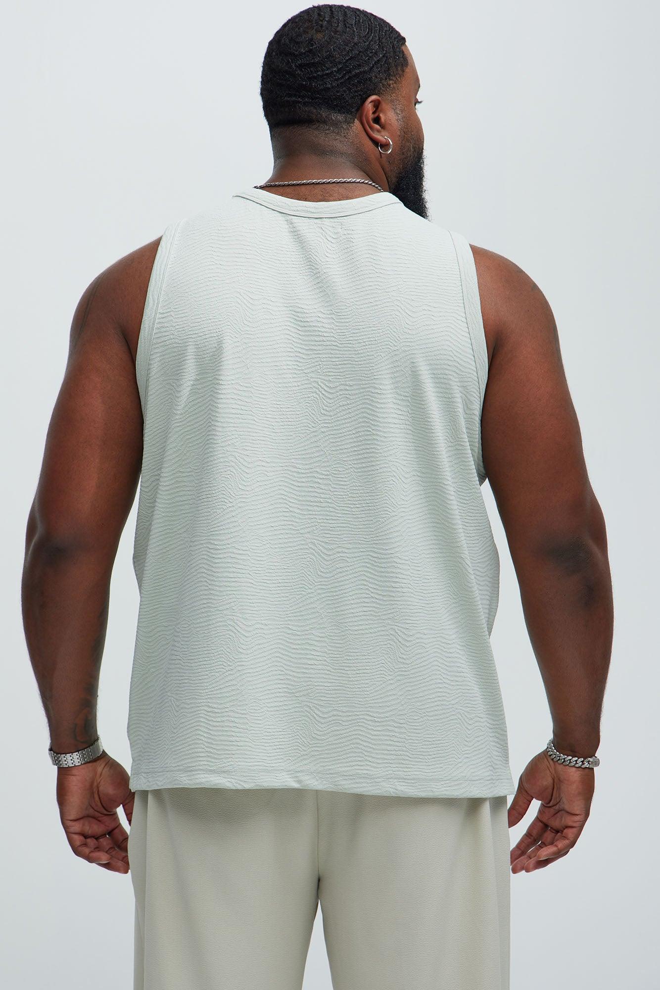 Mika Textured Tank - Sage Product Image