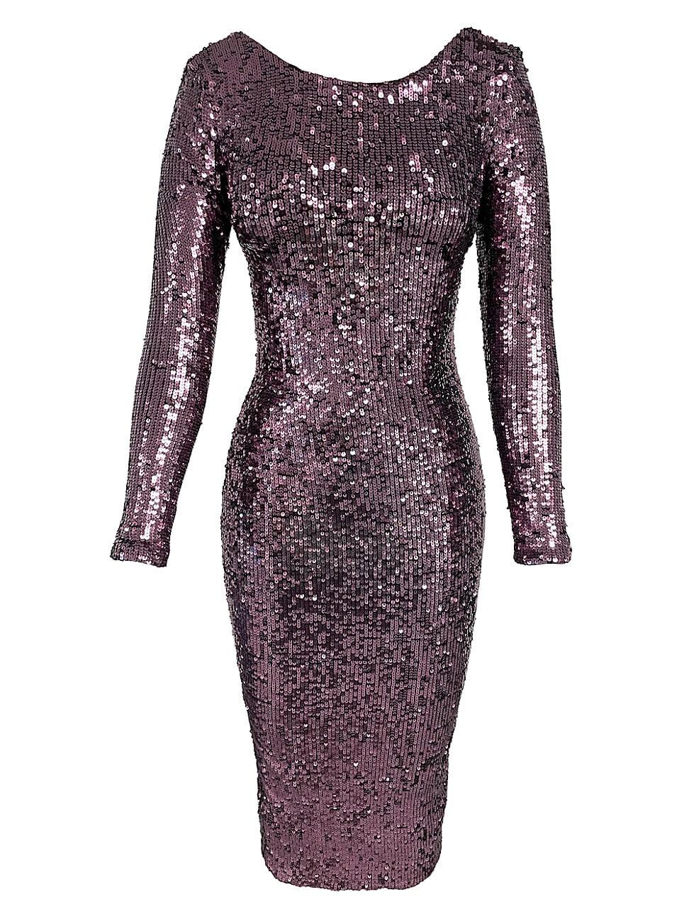 Womens Emery Sequined Midi-Dress Product Image