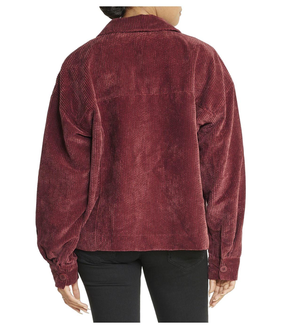Velvet Corduroy Shacket Product Image