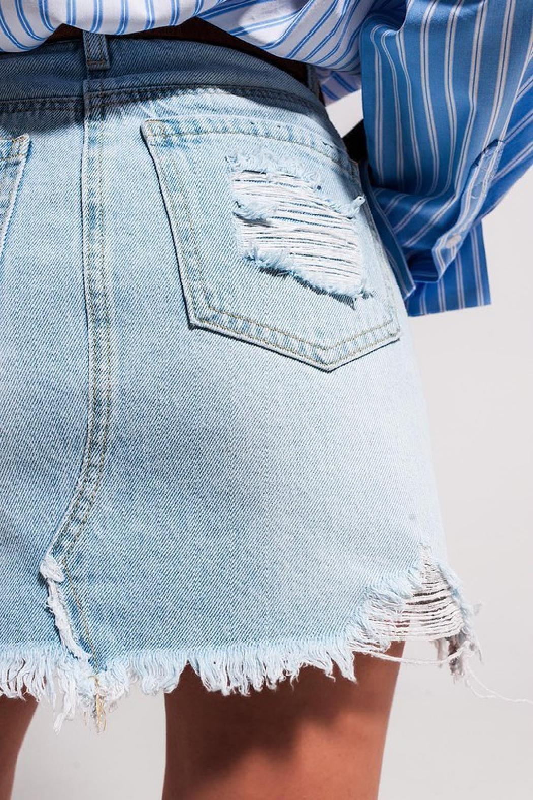 Raw Hem Denim Product Image